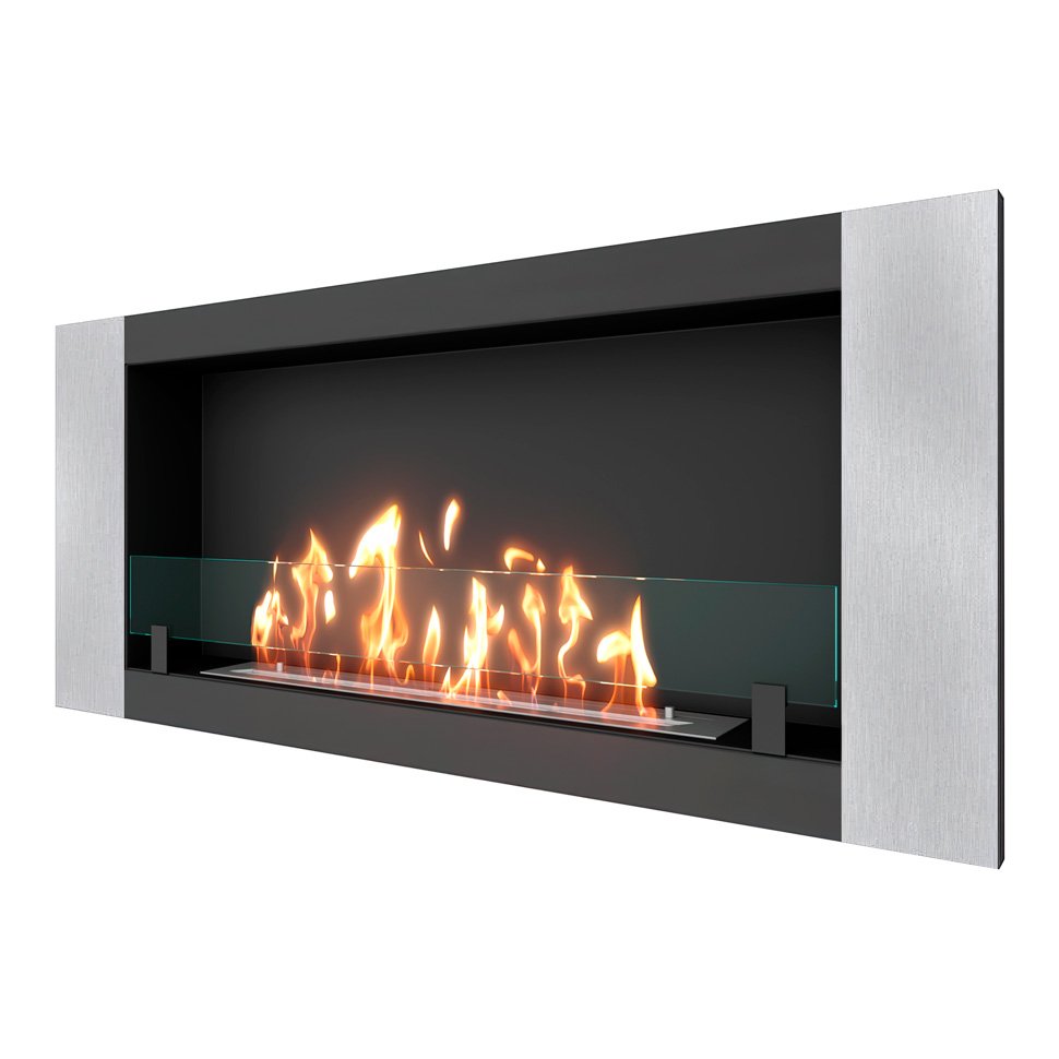 Биокамин встраиваемый SteelHeat LONG-V 1200 