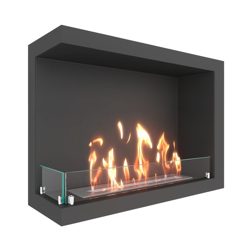 Биокамин угловой SteelHeat ONE 700 левый 