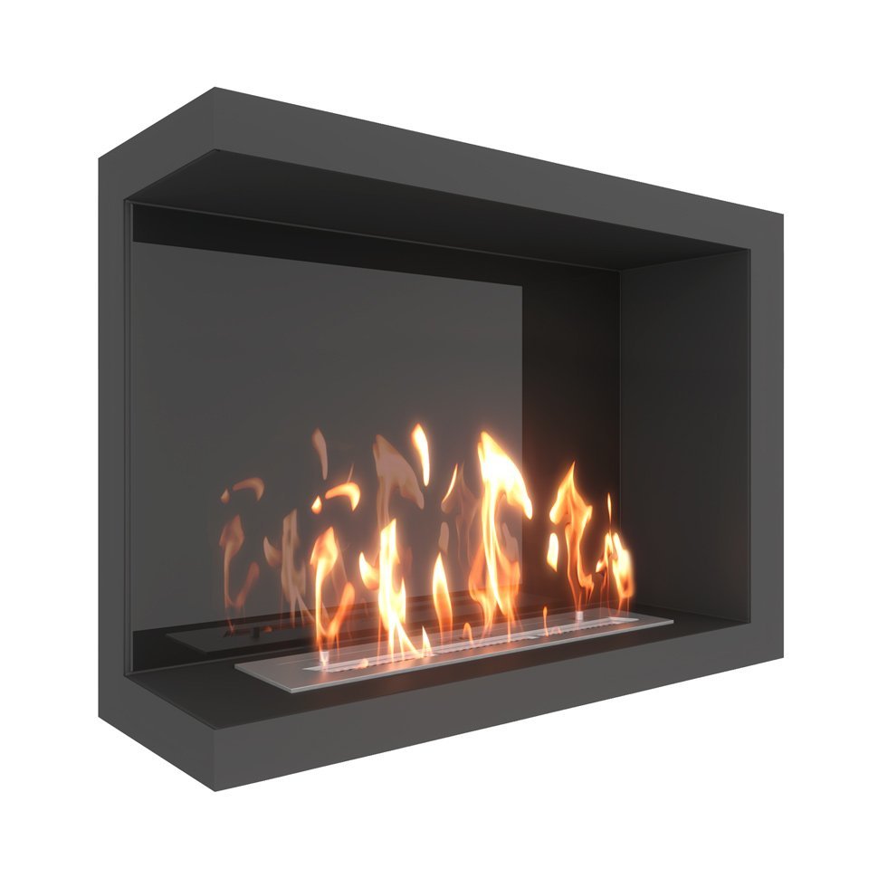 Биокамин угловой SteelHeat ONE 700 левый 