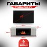 Тумба под ТВ с биокамином SteelHeat LIVORNO IMPULSE 140 см (корпус серый / фасады серый бетон) 
