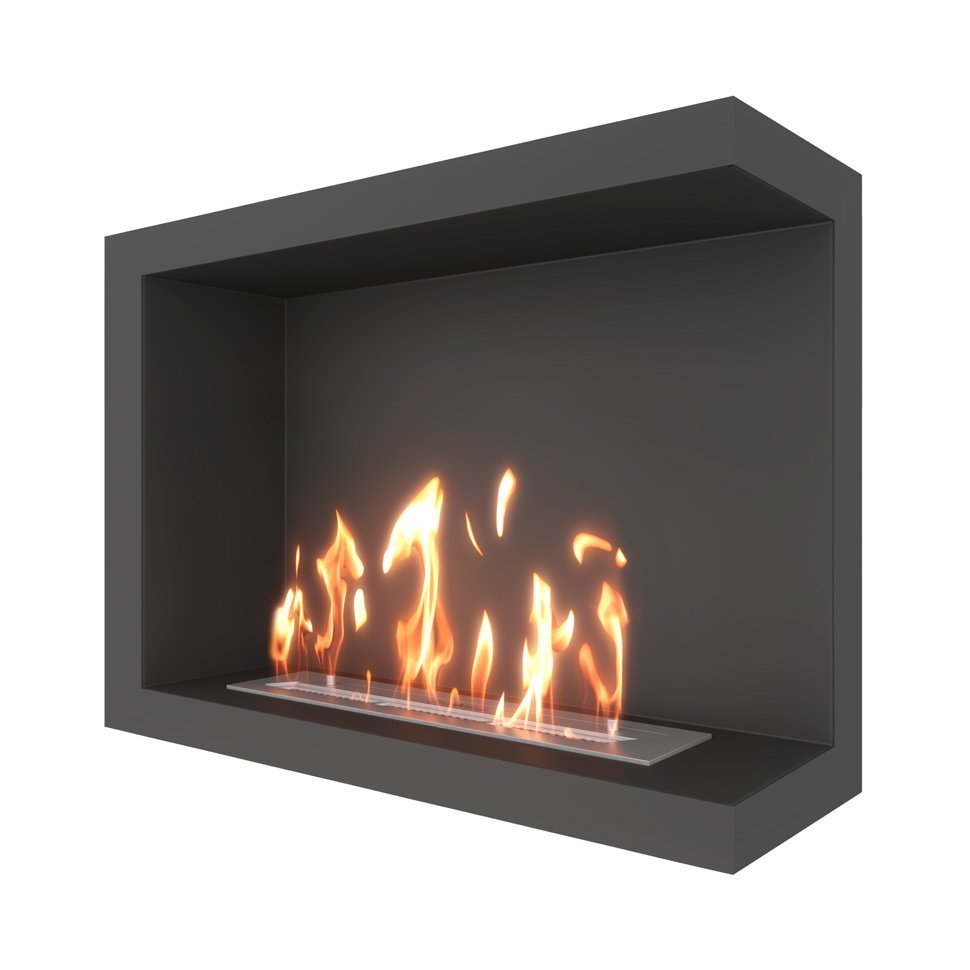 Биокамин угловой SteelHeat ONE 700 правый 