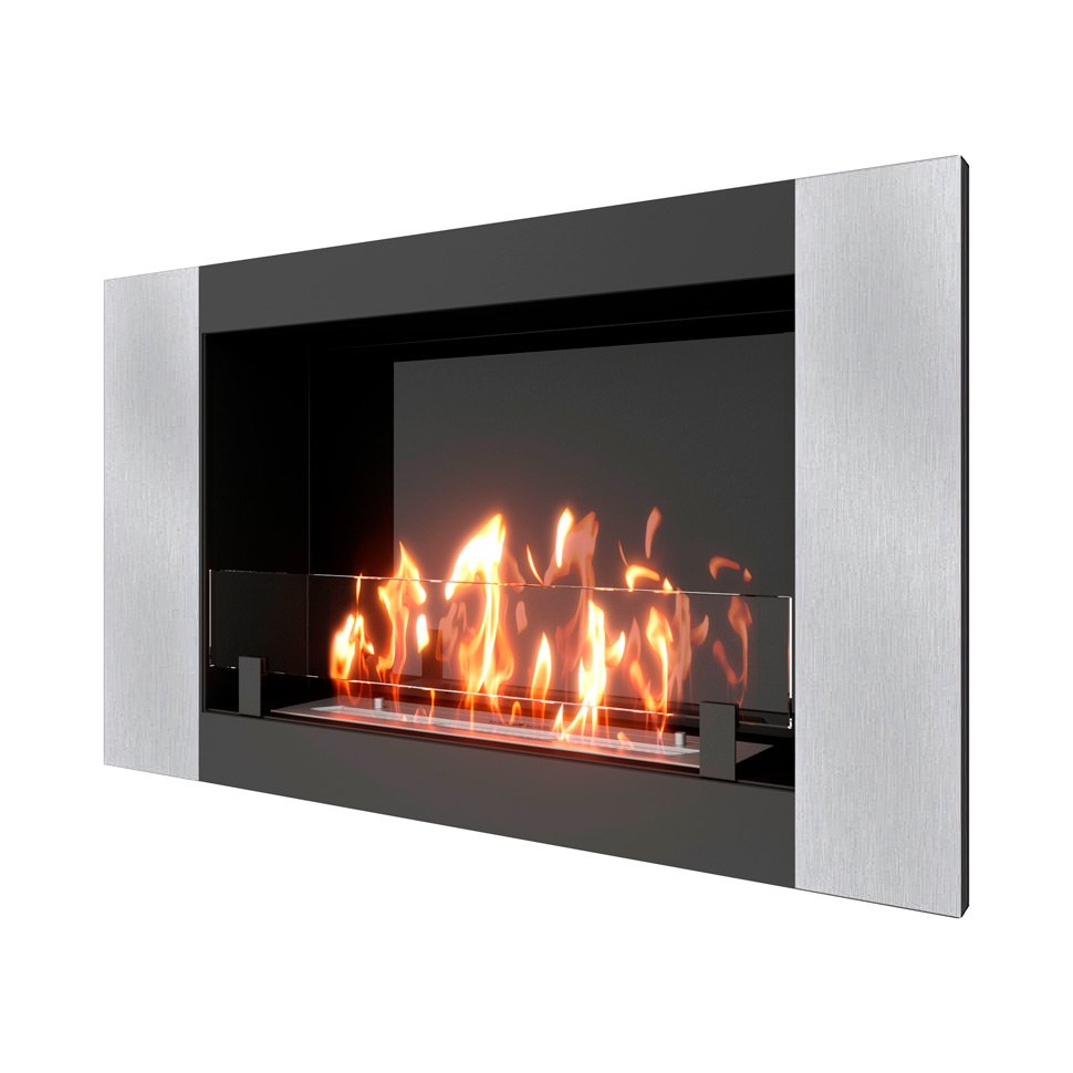 Биокамин встраиваемый SteelHeat LONG-V 900 