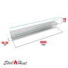 Топливный блок SteelHeat LINE GLASS 900 