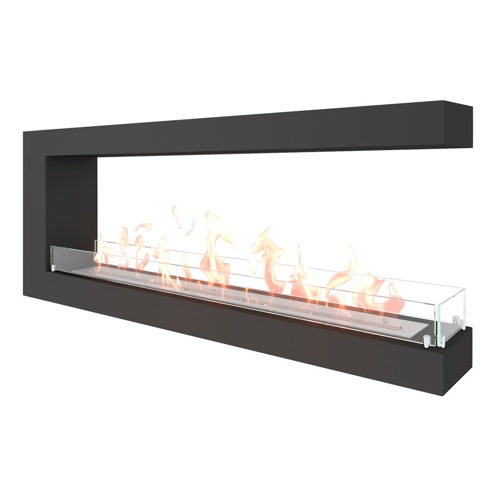 Биокамин торцевой SteelHeat GRAND 1300 