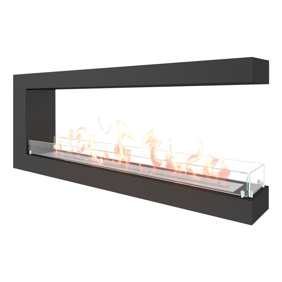 Биокамин торцевой SteelHeat GRAND 1300 