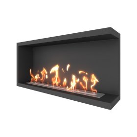 Биокамин угловой SteelHeat ONE 1100 правый