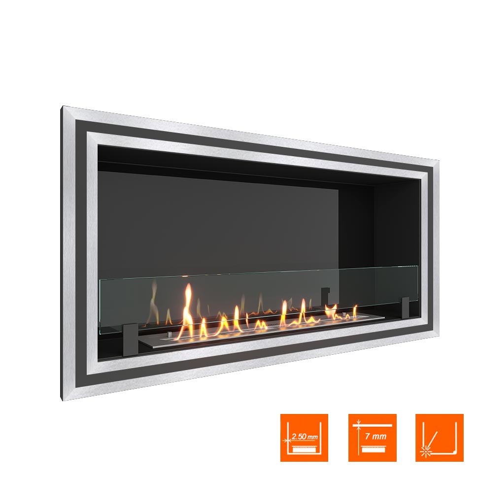 Биокамин встраиваемый SteelHeat ONE-D 1100 