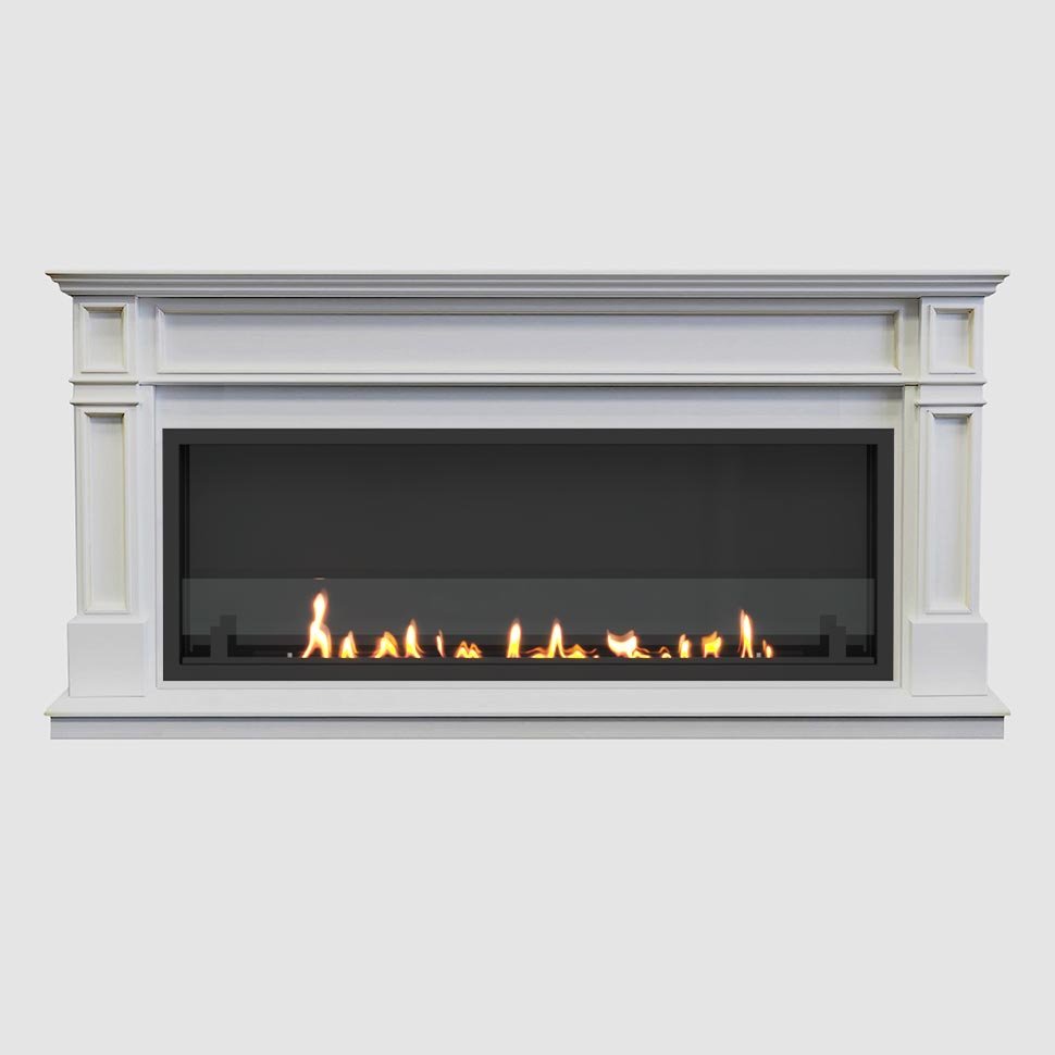 Биокамин в портале SteelHeat Bordo Long 