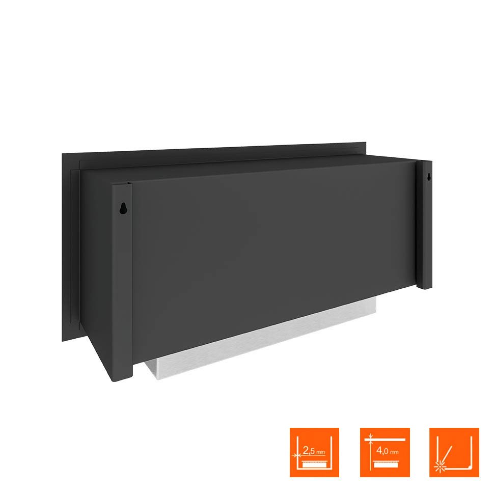 Биокамин в нишу SteelHeat LEADER 700 Small