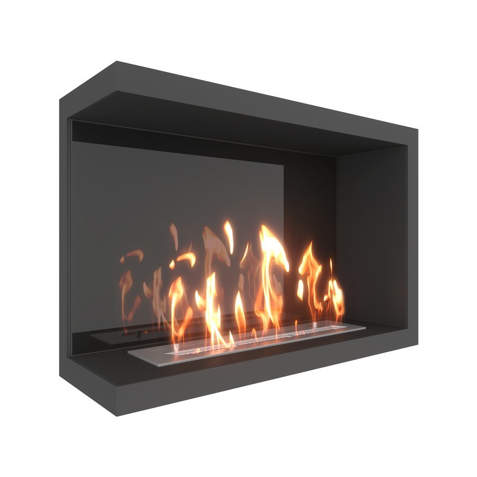 Биокамин угловой SteelHeat Leader 800 левый 