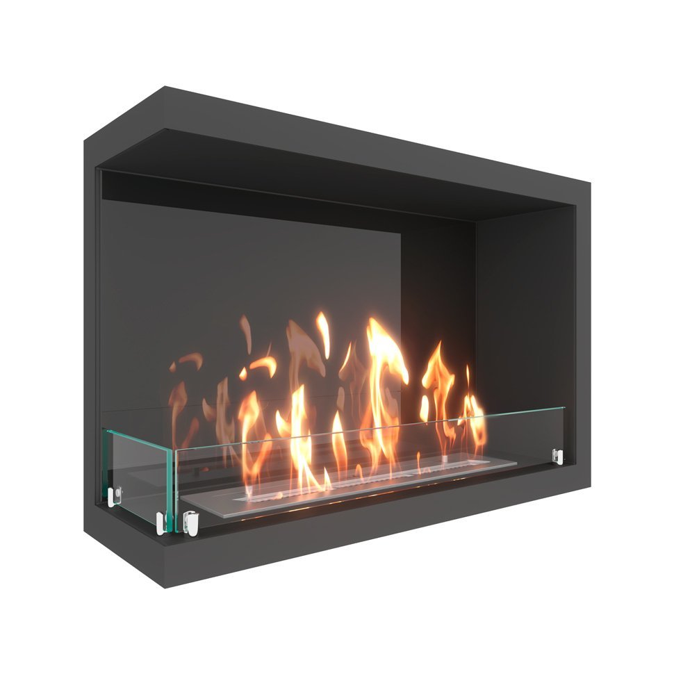 Биокамин угловой SteelHeat Leader 800 левый 