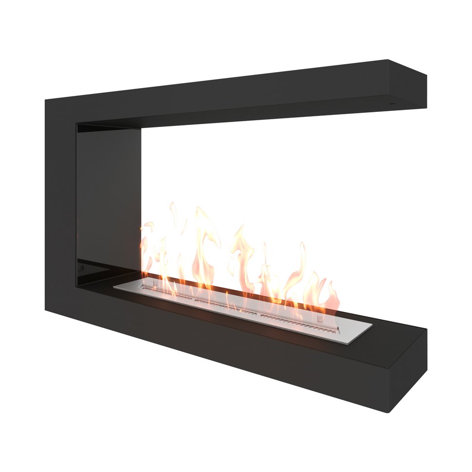 Биокамин торцевой SteelHeat LONG 700 