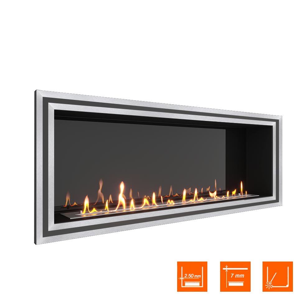 Биокамин встраиваемый SteelHeat ONE-D 1400 XL 