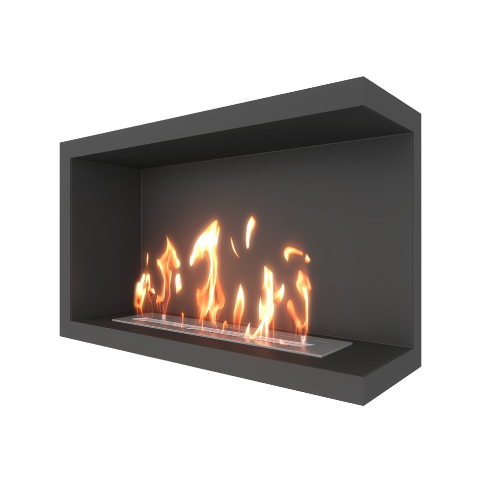 Биокамин угловой SteelHeat Leader 900 правый 