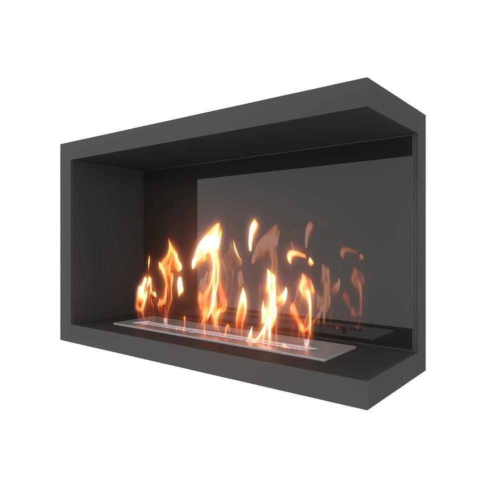 Биокамин угловой SteelHeat Leader 900 правый 