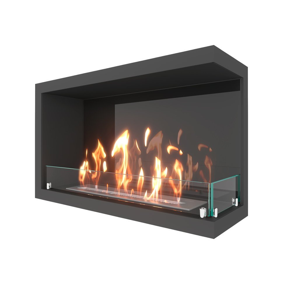 Биокамин угловой SteelHeat Leader 900 правый 