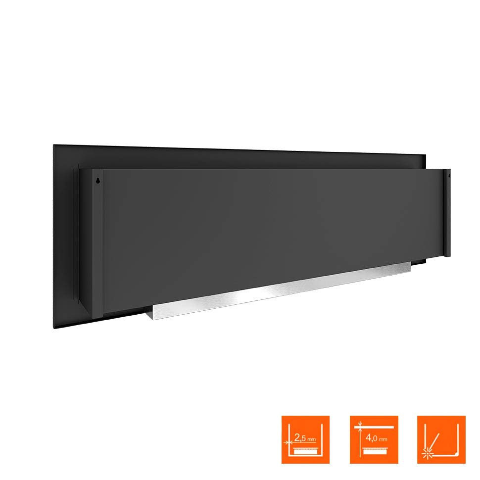 Биокамин встраиваемый SteelHeat ONE-D 1700 