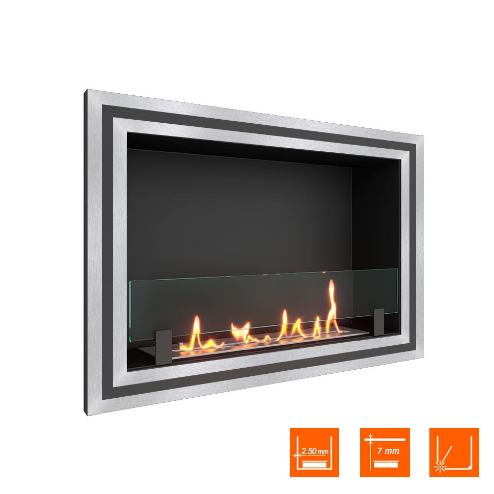 Биокамин встраиваемый SteelHeat ONE-D 800 