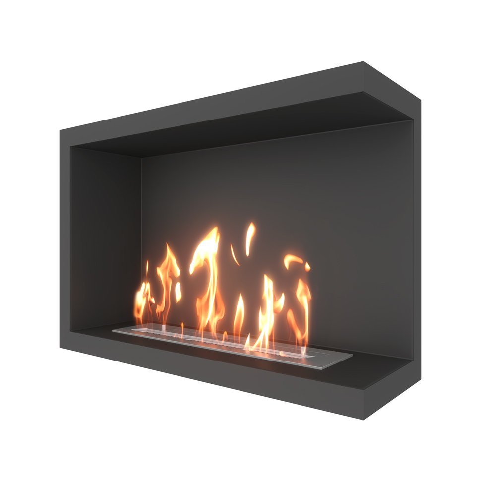 Биокамин угловой SteelHeat Leader 800 правый 