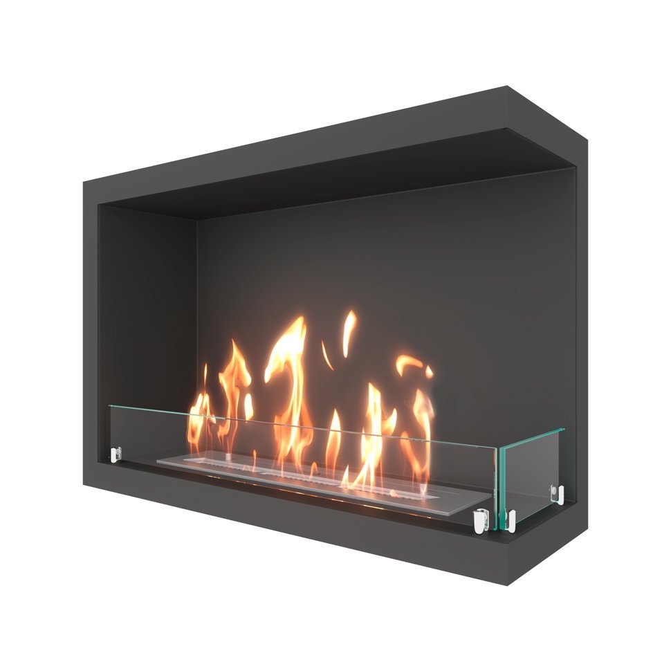 Биокамин угловой SteelHeat Leader 800 правый 