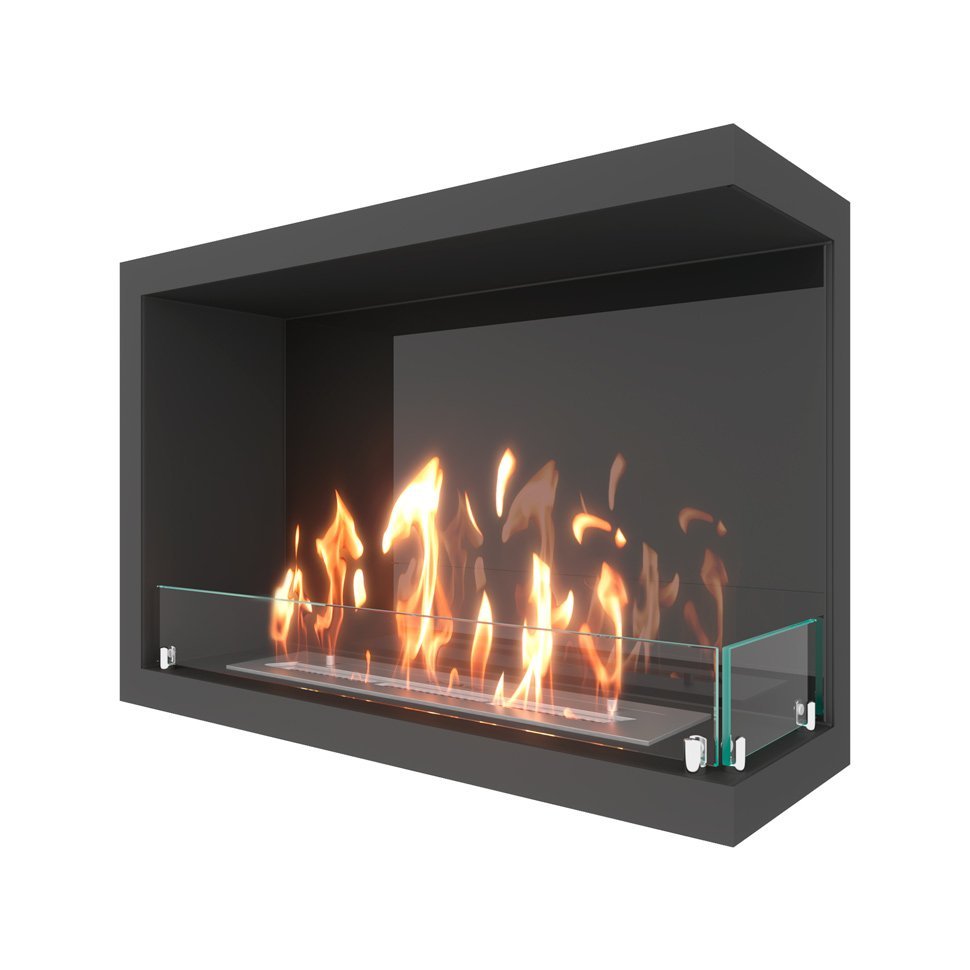 Биокамин угловой SteelHeat Leader 800 правый 