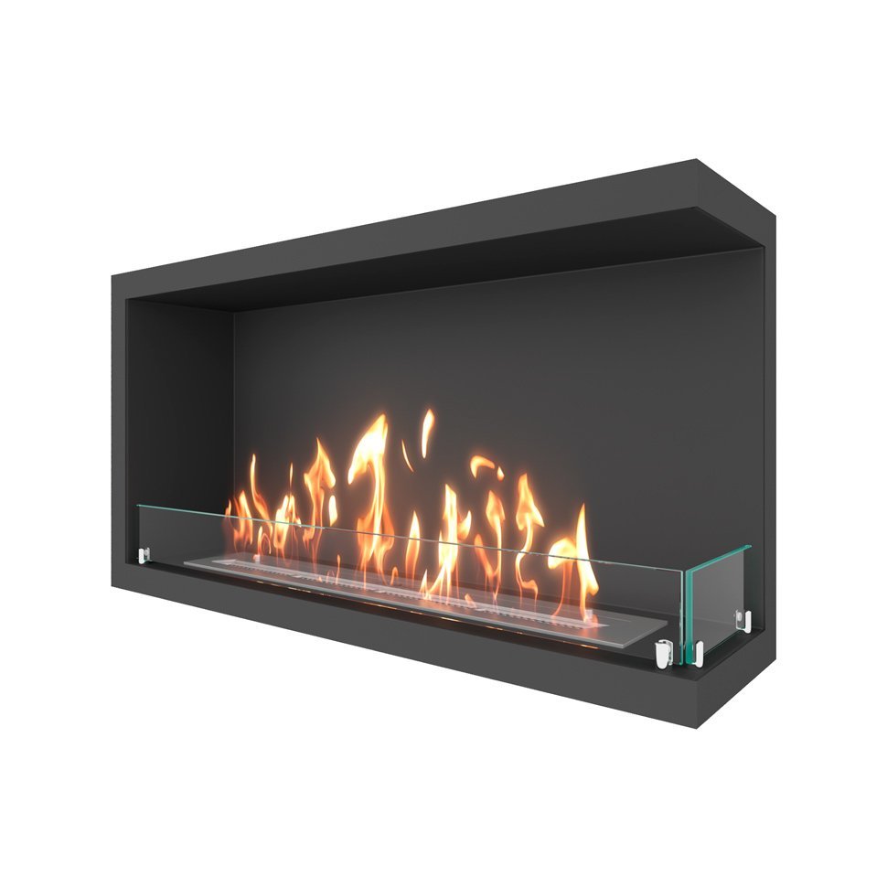 Биокамин угловой SteelHeat Leader 1000 правый 