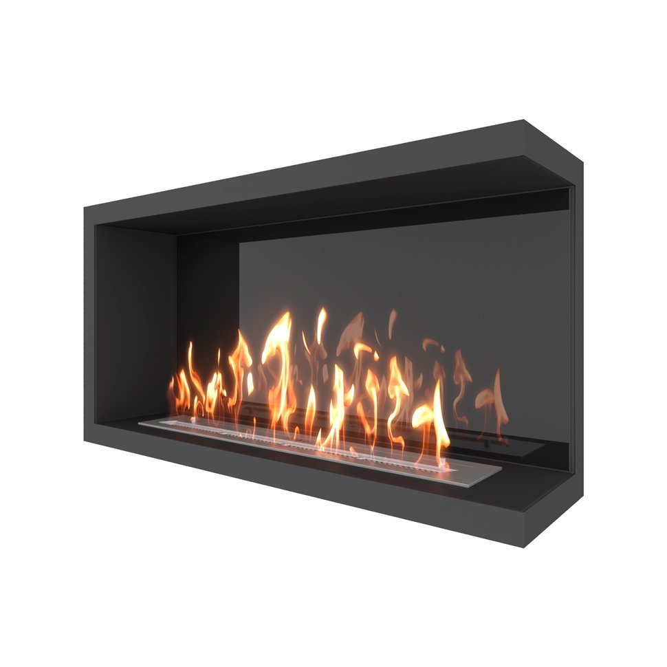 Биокамин угловой SteelHeat Leader 1000 правый 