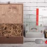 Подарочный набор SteelHeat PREMIUM BOX ALBA Серый + деревянная коробка + стартовый комплект 