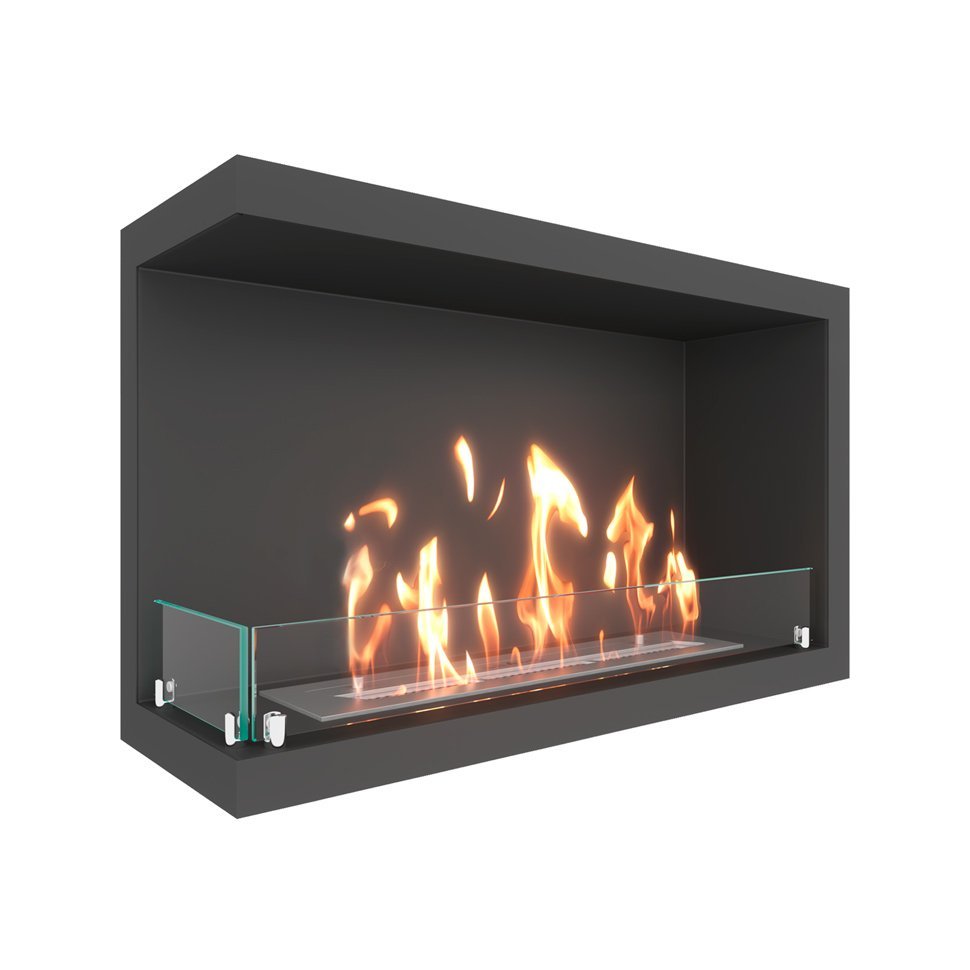 Биокамин угловой SteelHeat Leader 900 левый 