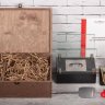 Подарочный набор SteelHeat PREMIUM BOX ALBA черный + деревянная коробка + стартовый комплект 