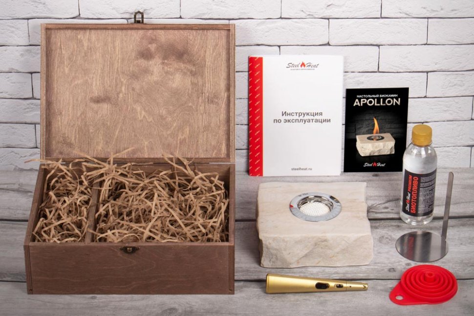Подарочный набор SteelHeat PREMIUM BOX APOLLON + деревянная коробка + стартовый комплект 