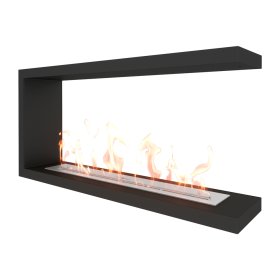 Биокамин торцевой SteelHeat Leader 1000