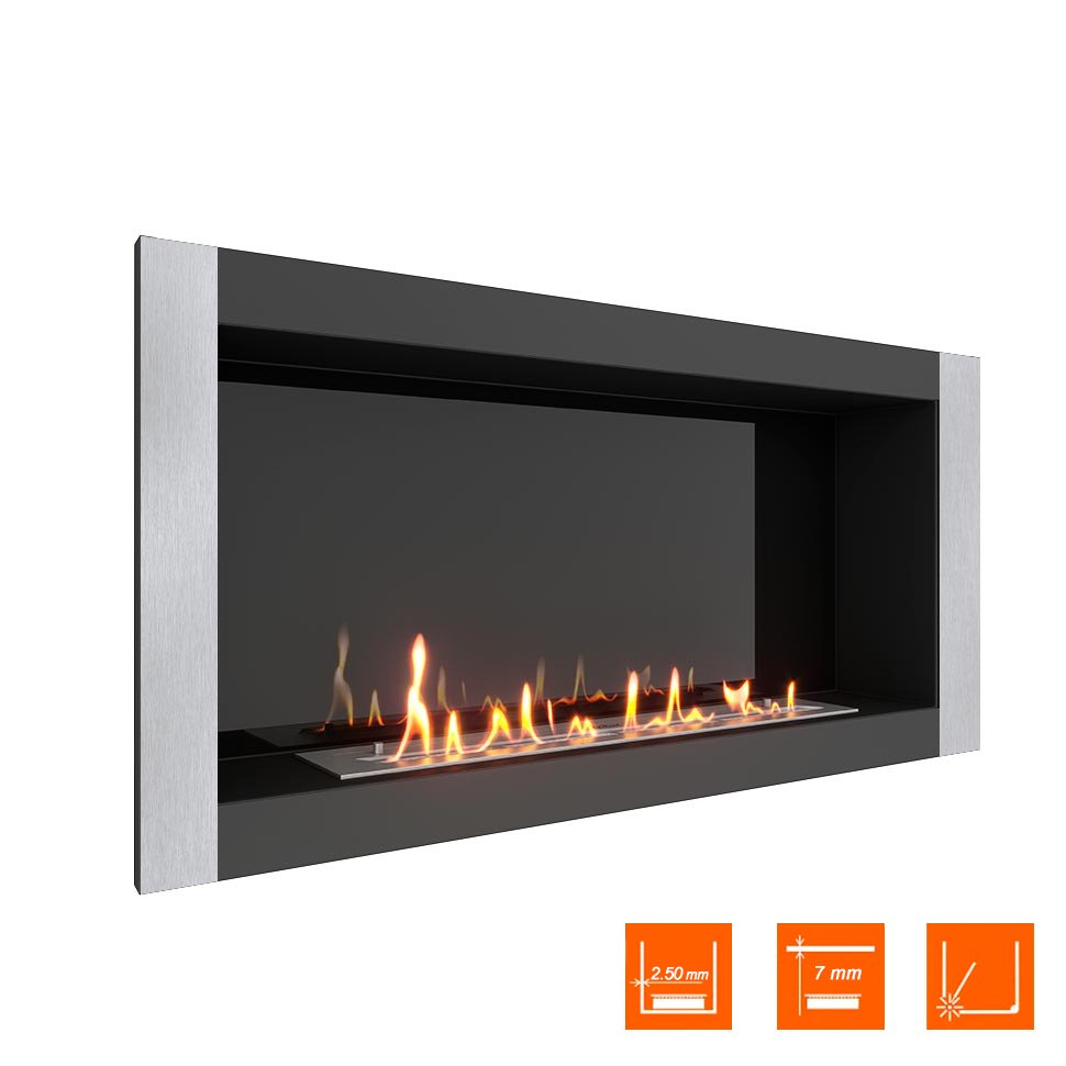 Биокамин встраиваемый SteelHeat ONE-V 1100 