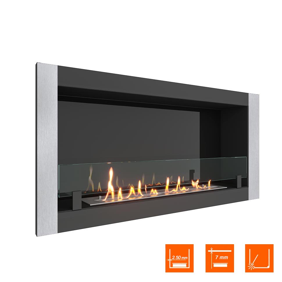 Биокамин встраиваемый SteelHeat ONE-V 1100 