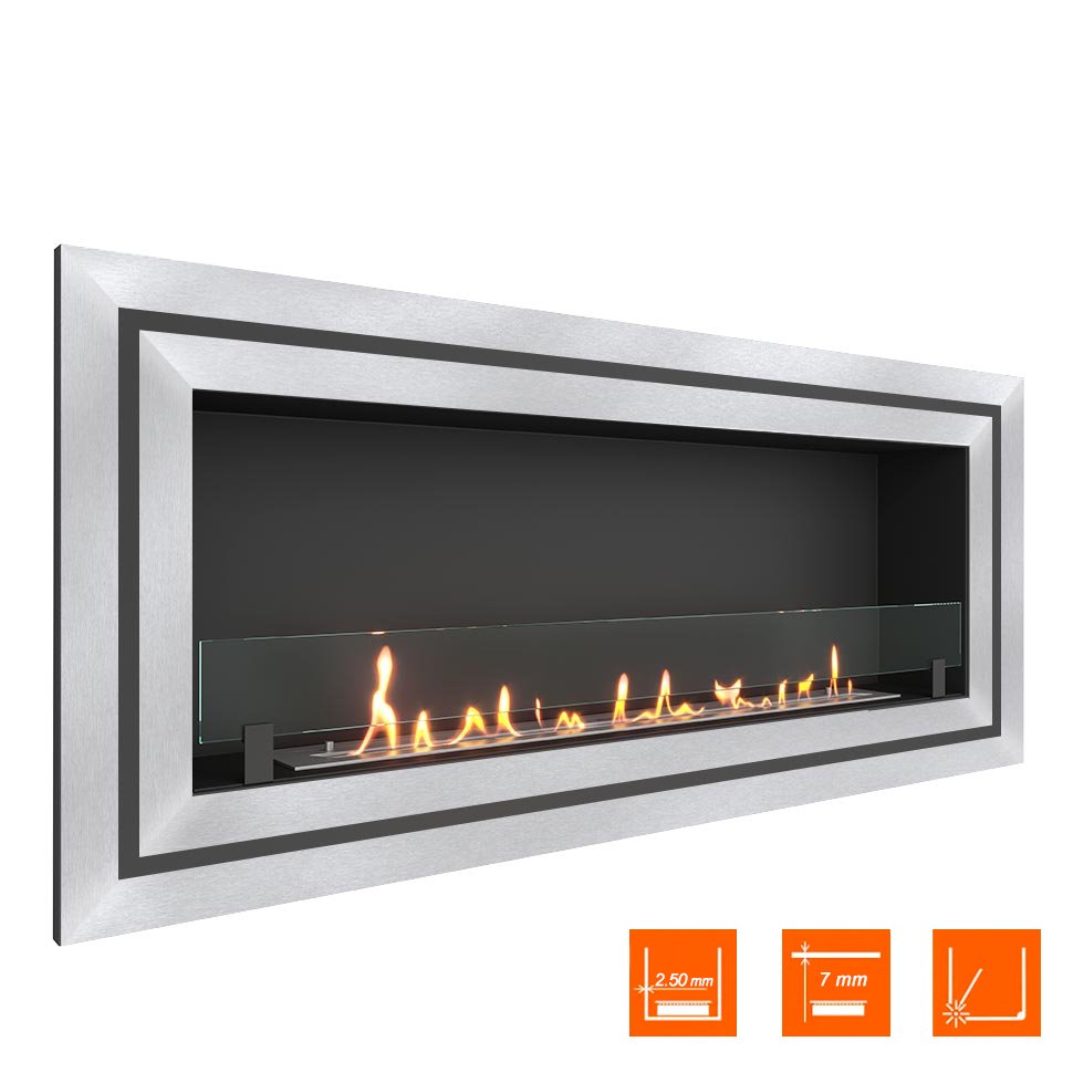 Биокамин встраиваемый SteelHeat GRAND-D 1500 