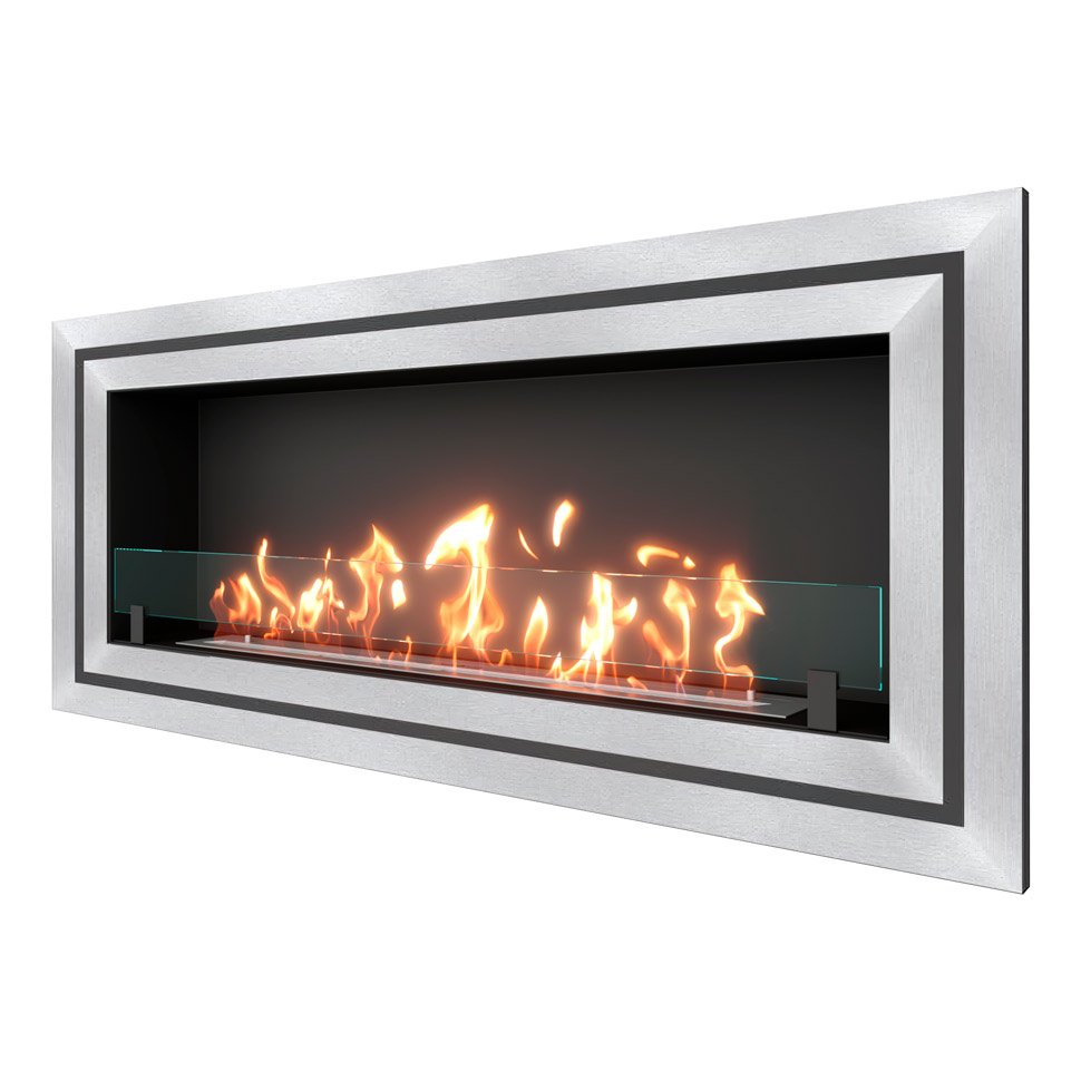 Биокамин встраиваемый SteelHeat GRAND-D 1500 