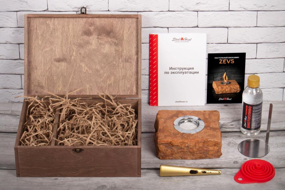 Подарочный набор SteelHeat PREMIUM BOX ZEVS + деревянная коробка + стартовый комплект 