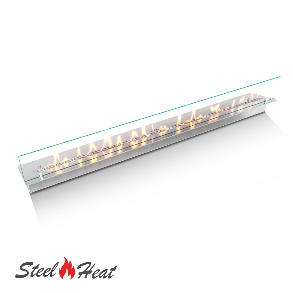 Топливный блок SteelHeat LINE GLASS 1200 