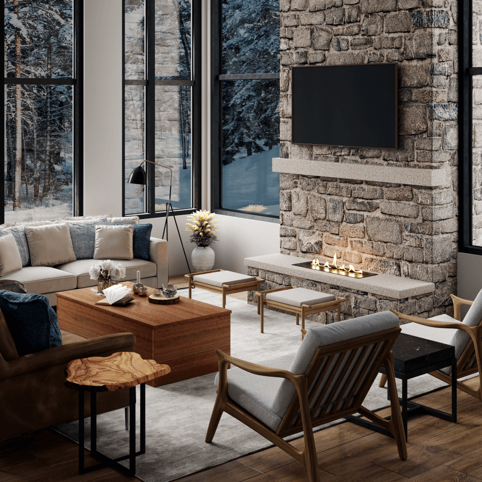 Автоматический биокамин AB 600 черный