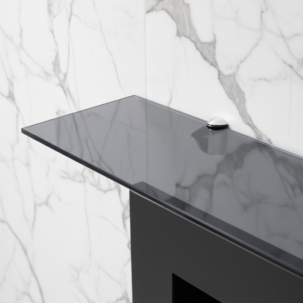 Стеклянная полка для биокамина Gray 700 