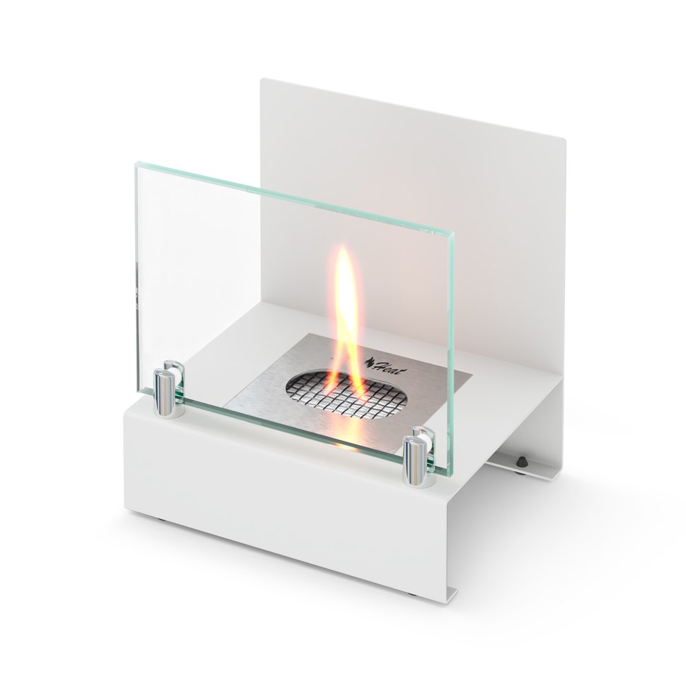 Настольный биокамин SteelHeat ERIKA белый 
