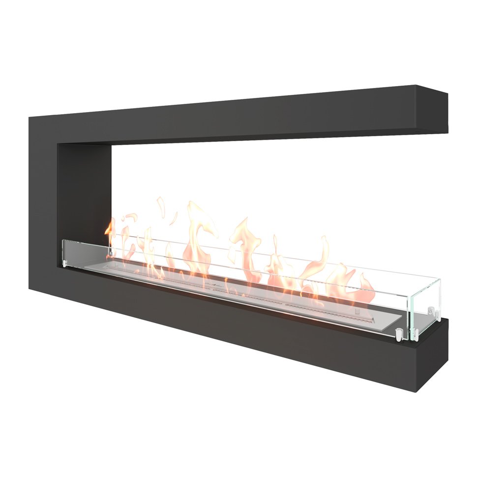 Биокамин торцевой SteelHeat GRAND 1200 