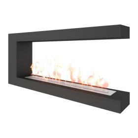 Биокамин торцевой SteelHeat GRAND 1200