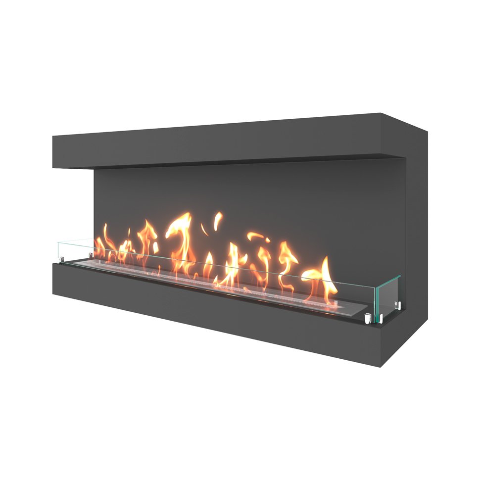 Биокамин фронтальный SteelHeat GRAND 1400 