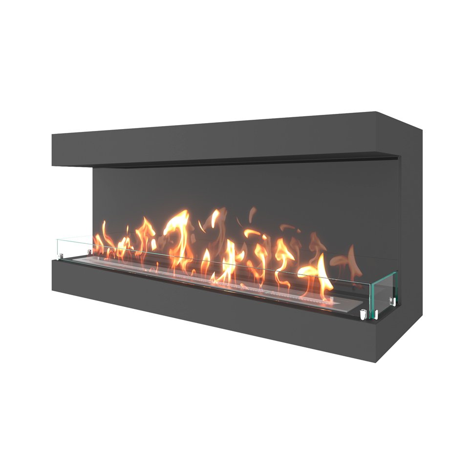 Биокамин фронтальный SteelHeat GRAND 1400 