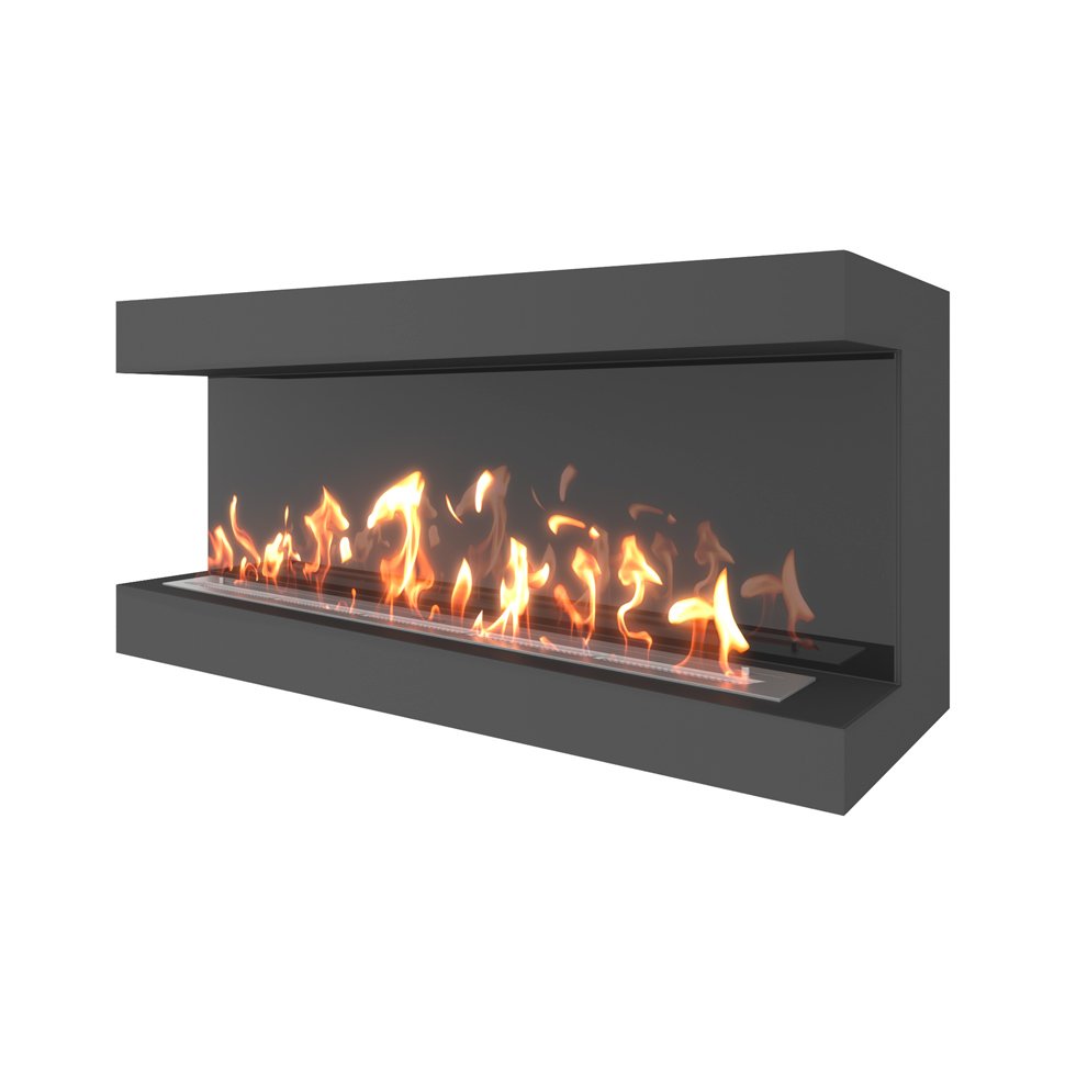 Биокамин фронтальный SteelHeat GRAND 1400 