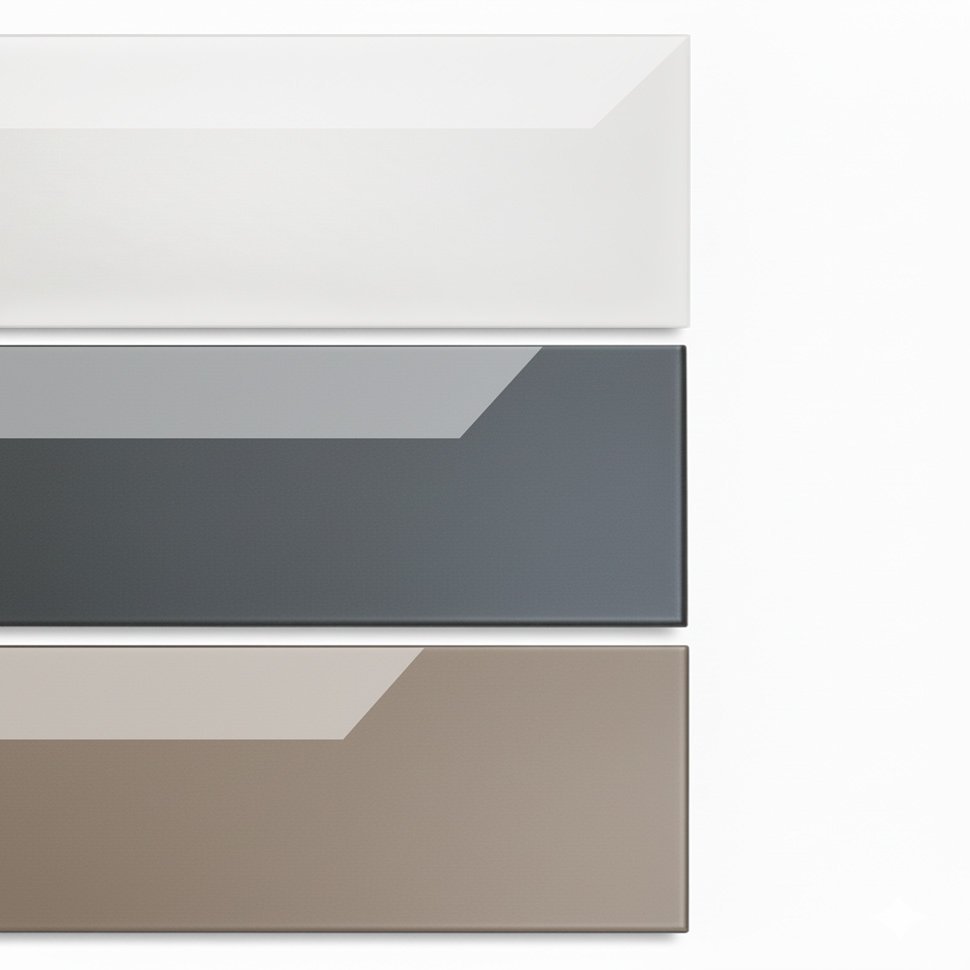 Стеклянная полка для биокамина Gray  900 