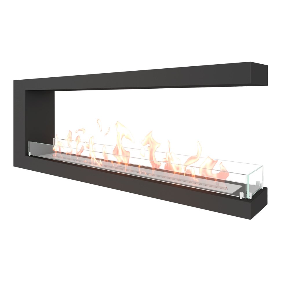 Биокамин торцевой SteelHeat GRAND 1500 