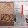 Подарочный набор SteelHeat PREMIUM BOX GLORIA серая + деревянная коробка + стартовый комплект 