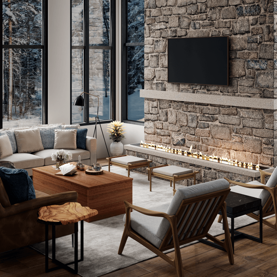 Автоматический биокамин AB 2500 черный